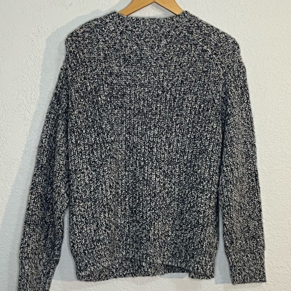NWT Marine Layer Quinn oversized sweater blue multi Preppy Casual Contemporary - Picture 3 of 9